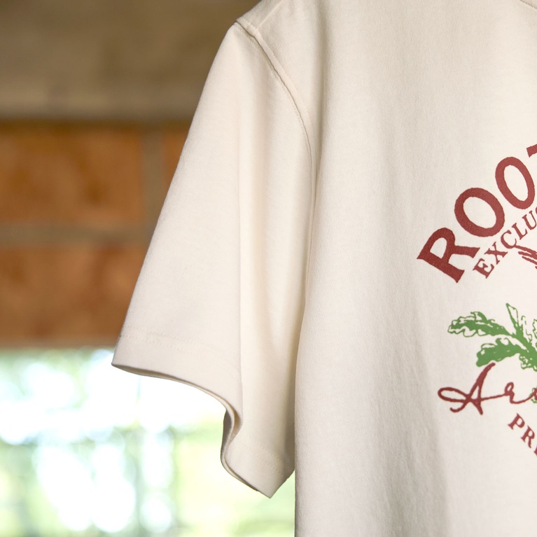 Printed Vintage Tee White 5